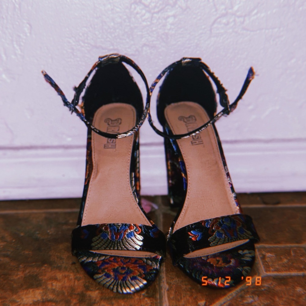 Brash Open Toe Heels